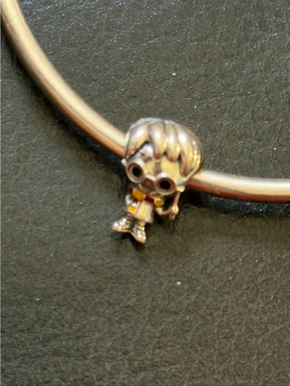 Pandora Harry Potter silver bangle with multiple charms. - Picture 2 of 6